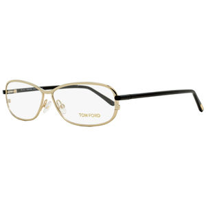 Tom Ford Oval Eyeglasses TF5161 028 Gold/Black 58mm FT5161